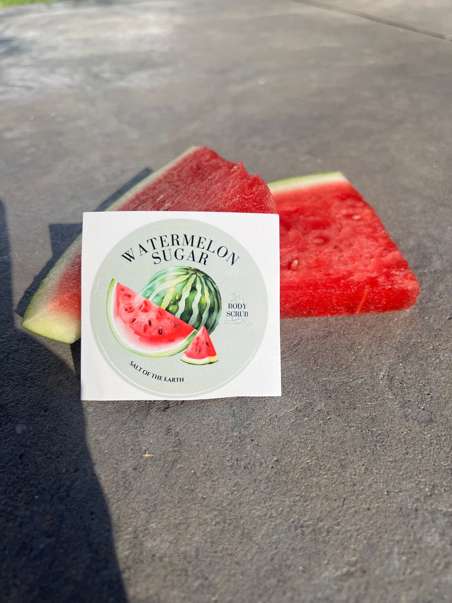 Watermelon Sugar Body Scrub: Coconut Oil Exfoliating Scrub
