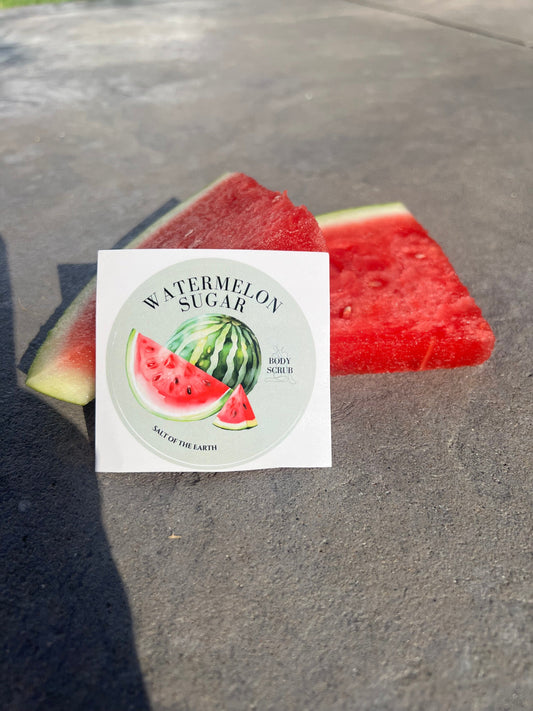 Watermelon Sugar Body Scrub: Coconut Oil Exfoliating Scrub