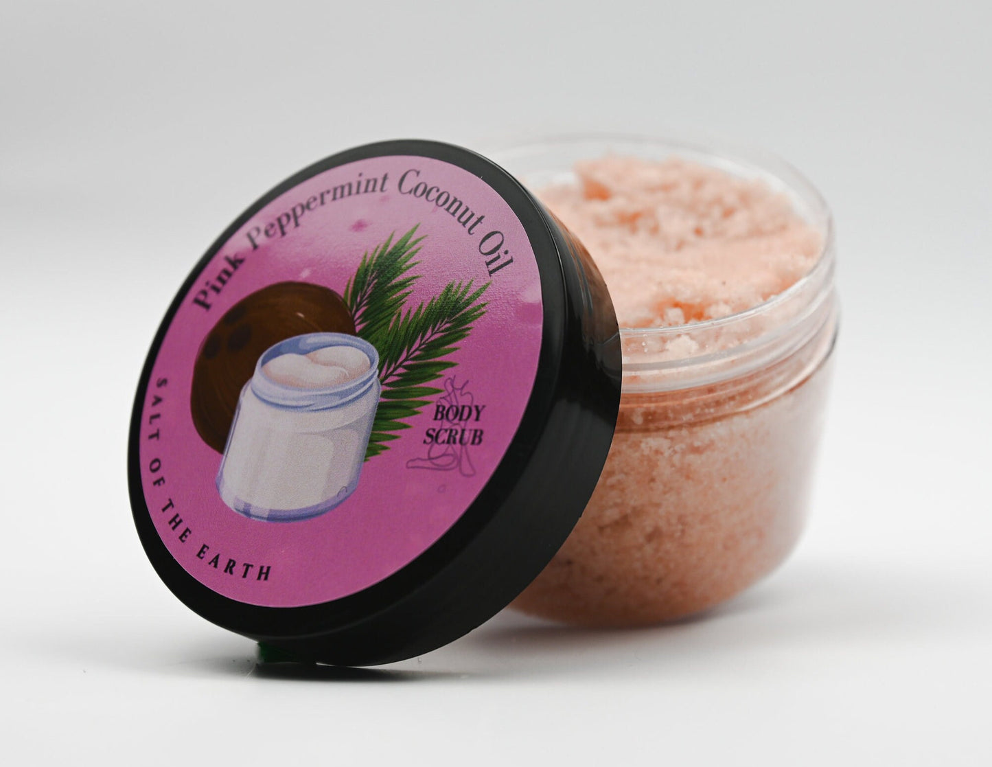 Pink Peppermint Coconut Oil Body Scrub