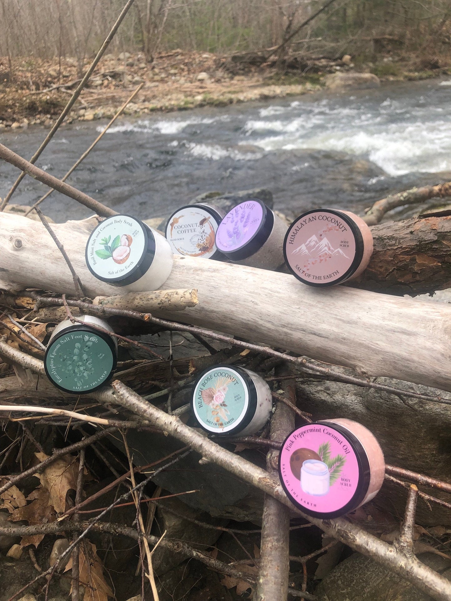 Pink Peppermint Coconut Oil Body Scrub