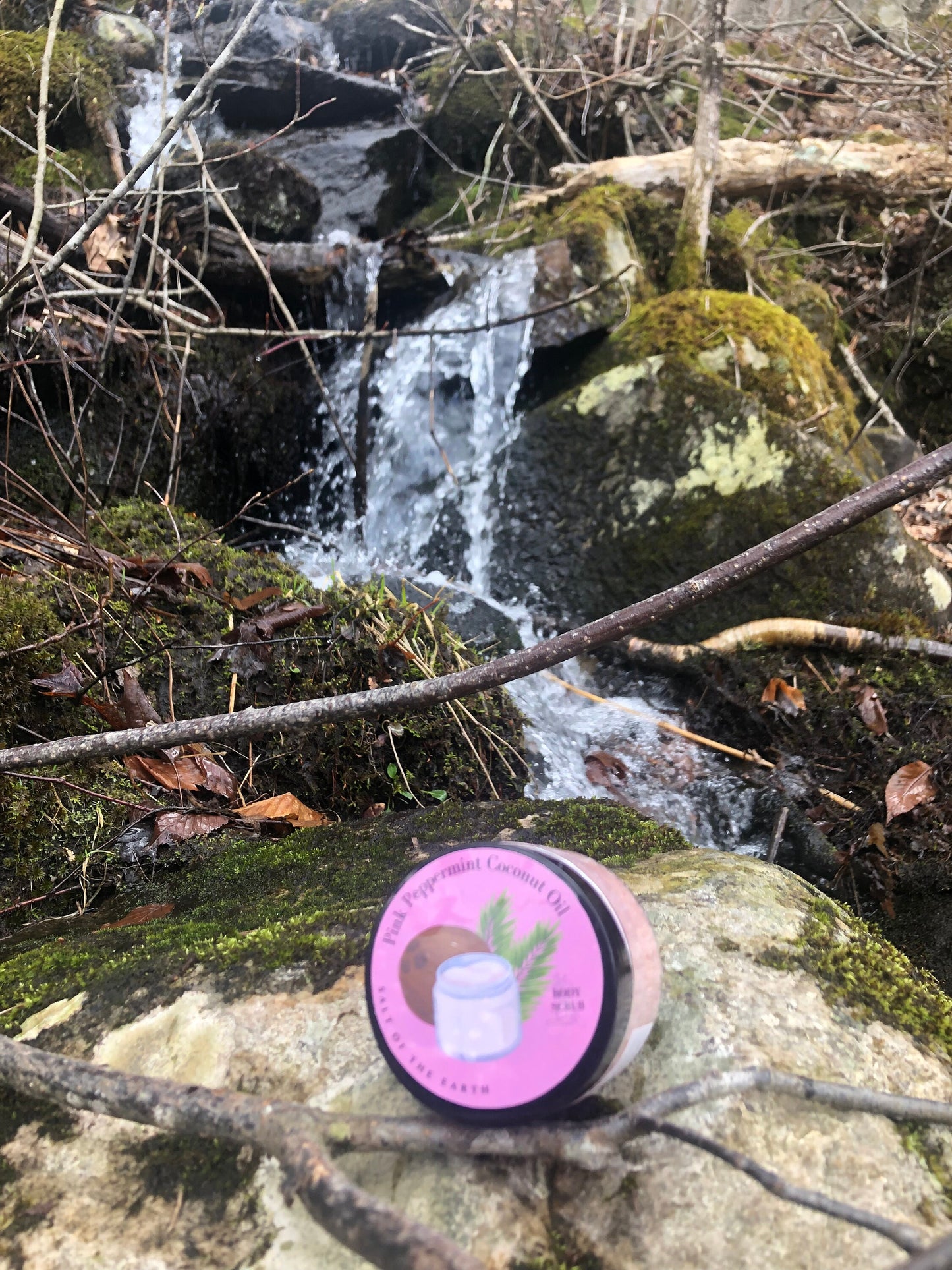 Pink Peppermint Coconut Oil Body Scrub