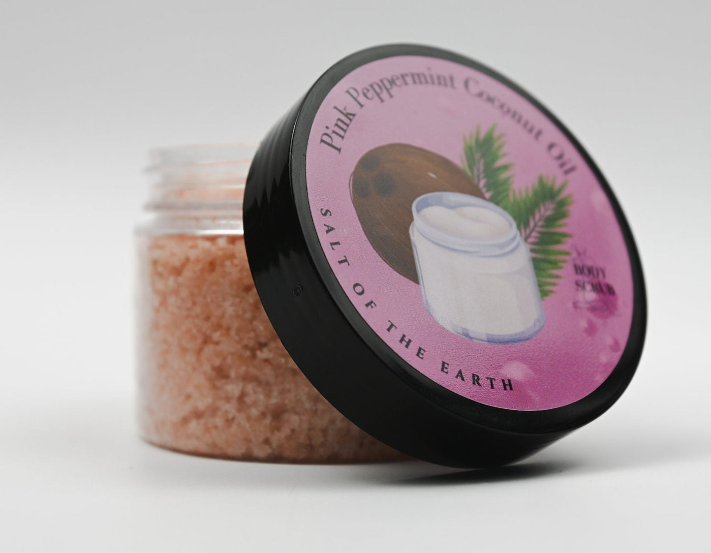 Pink Peppermint Coconut Oil Body Scrub