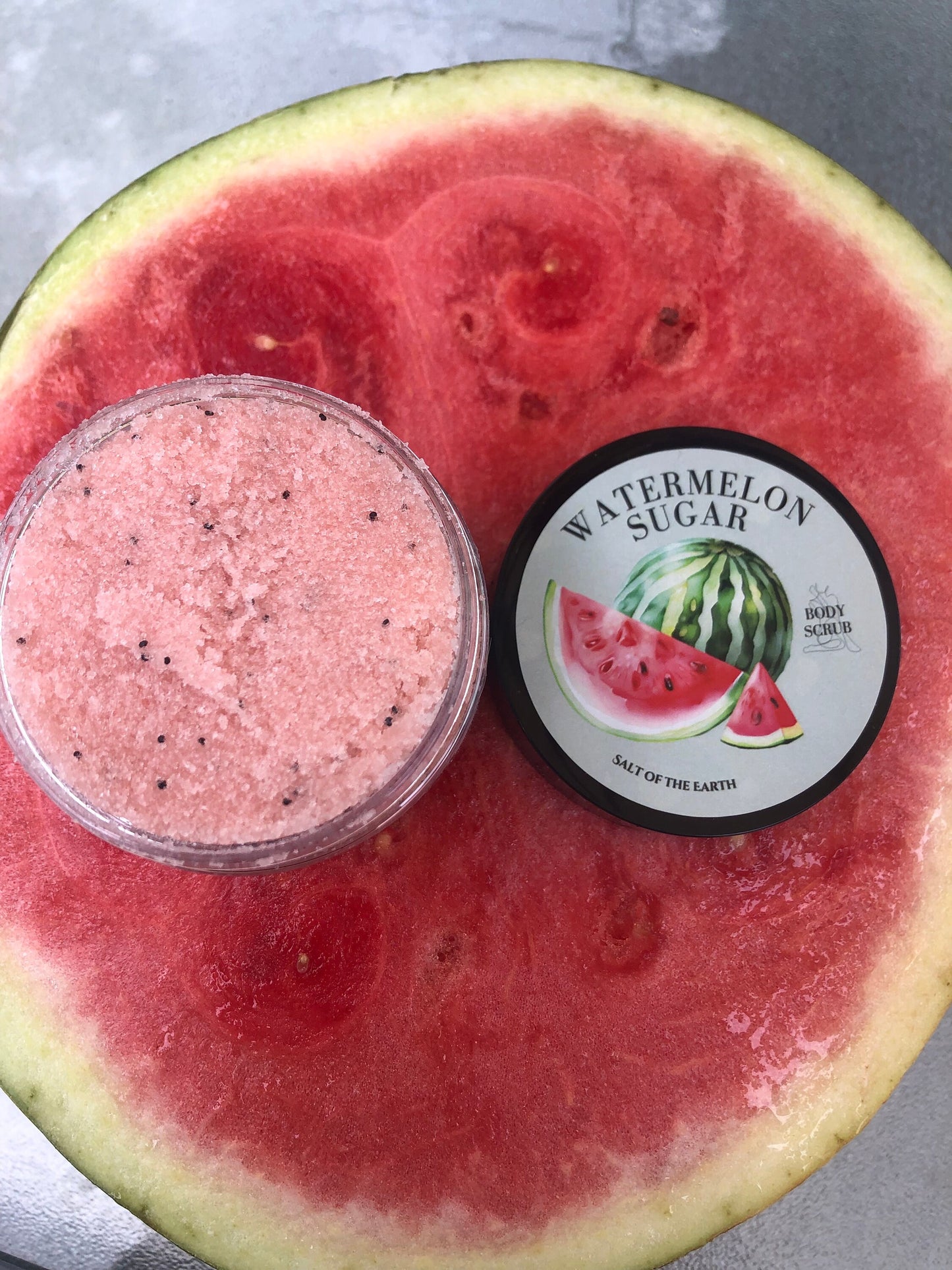 Watermelon Sugar Body Scrub: Coconut Oil Exfoliating Scrub