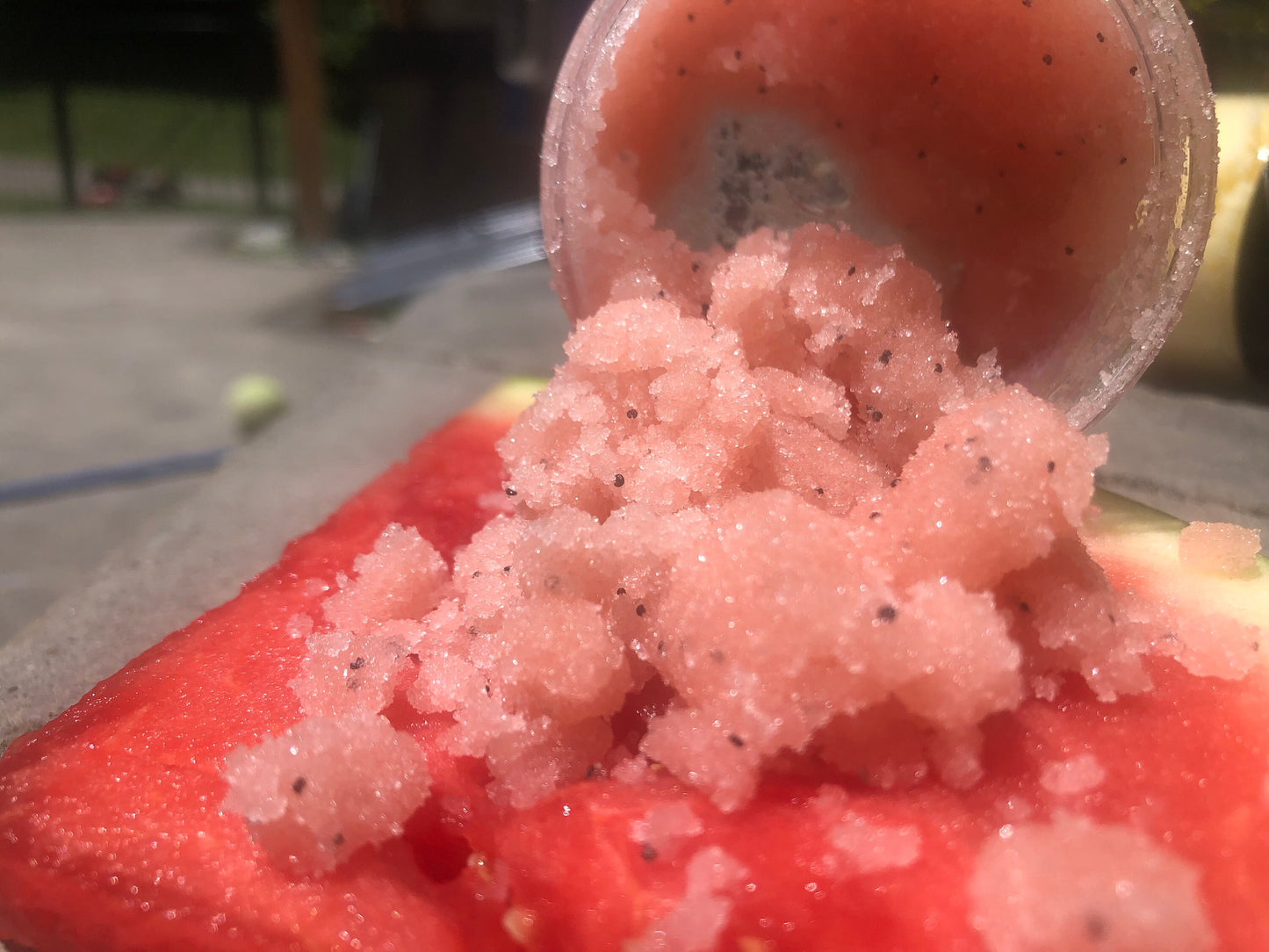 Watermelon Sugar Body Scrub: Coconut Oil Exfoliating Scrub