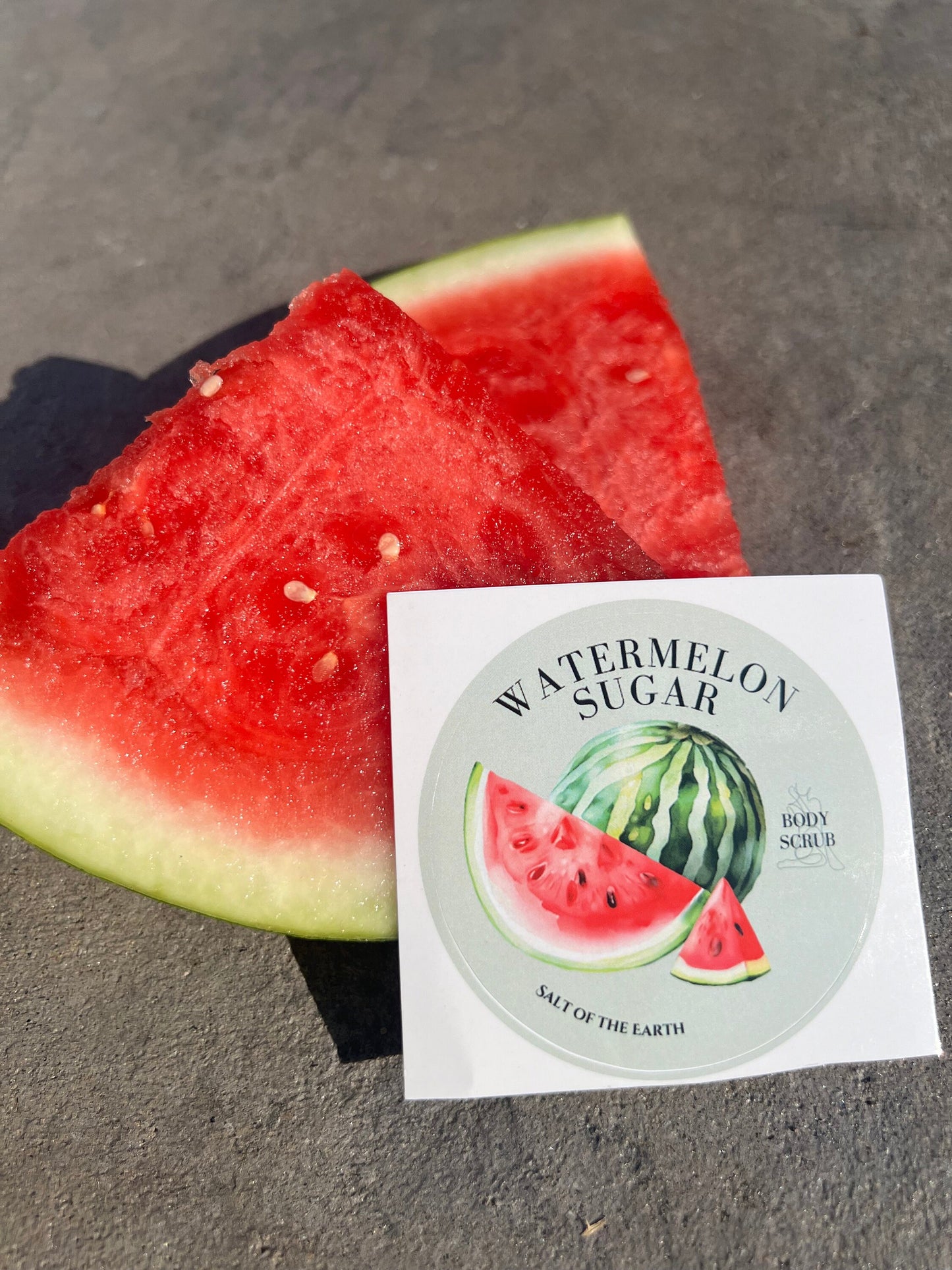 Watermelon Sugar Body Scrub: Coconut Oil Exfoliating Scrub