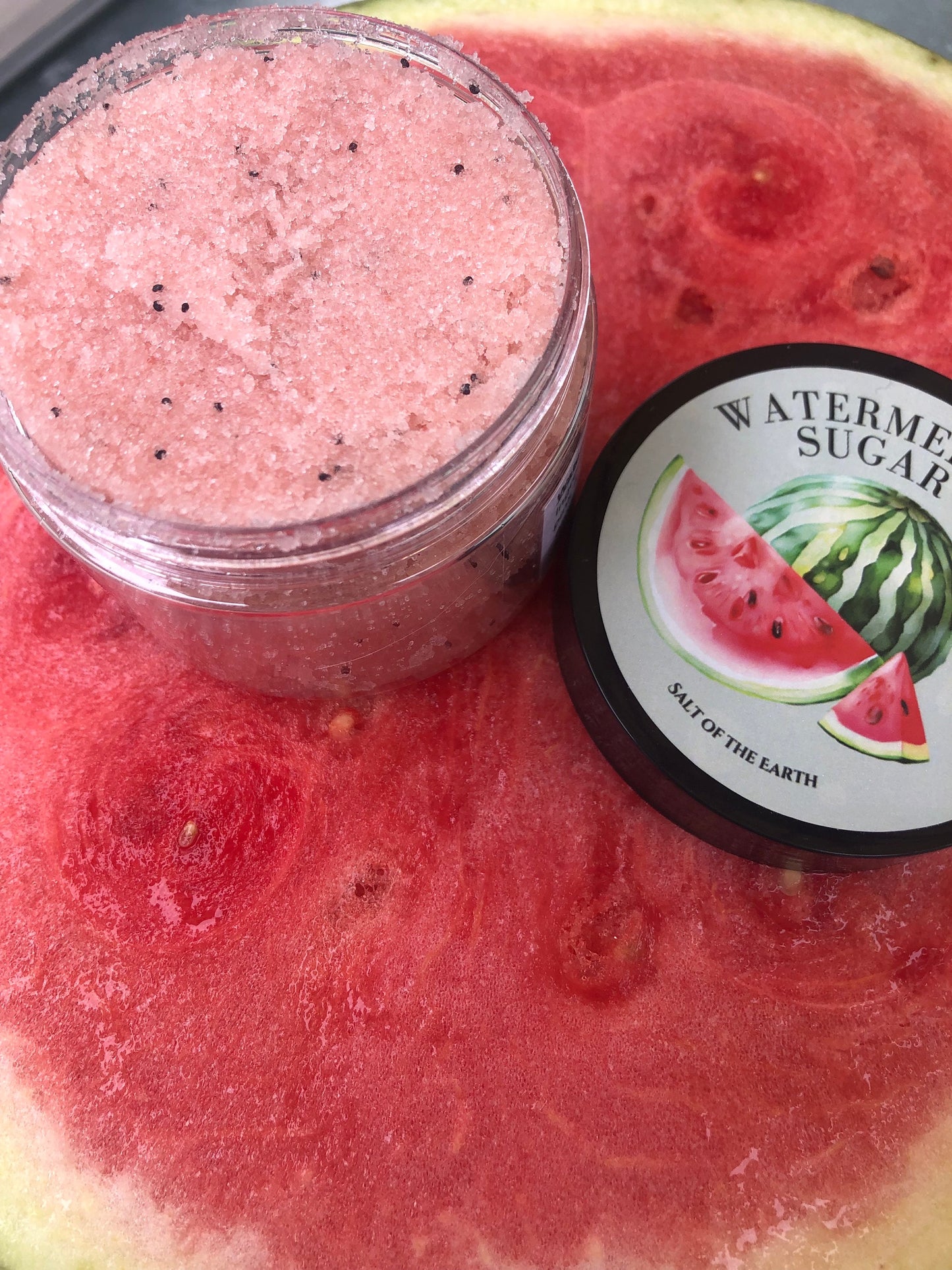 Watermelon Sugar Body Scrub: Coconut Oil Exfoliating Scrub