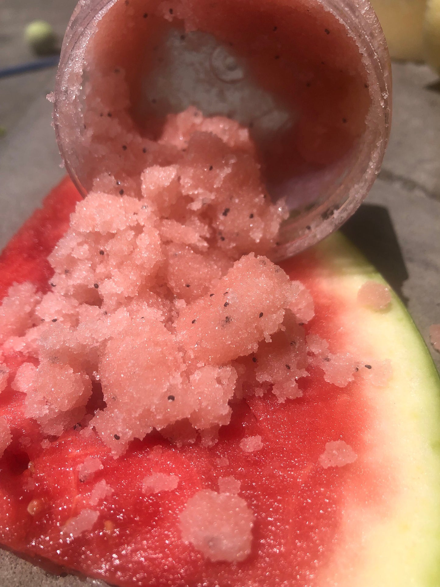 Watermelon Sugar Body Scrub: Coconut Oil Exfoliating Scrub