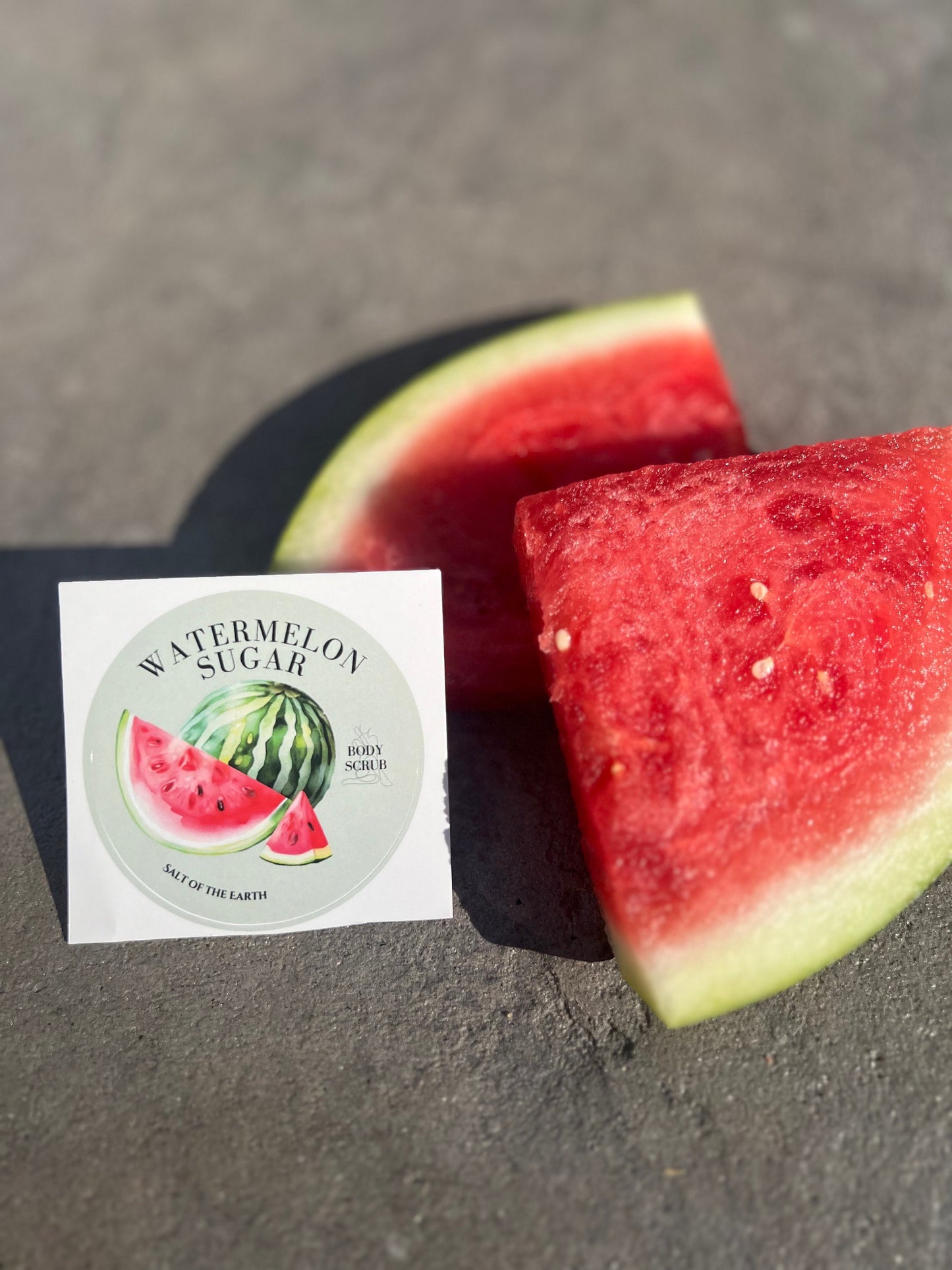 Watermelon Sugar Body Scrub: Coconut Oil Exfoliating Scrub